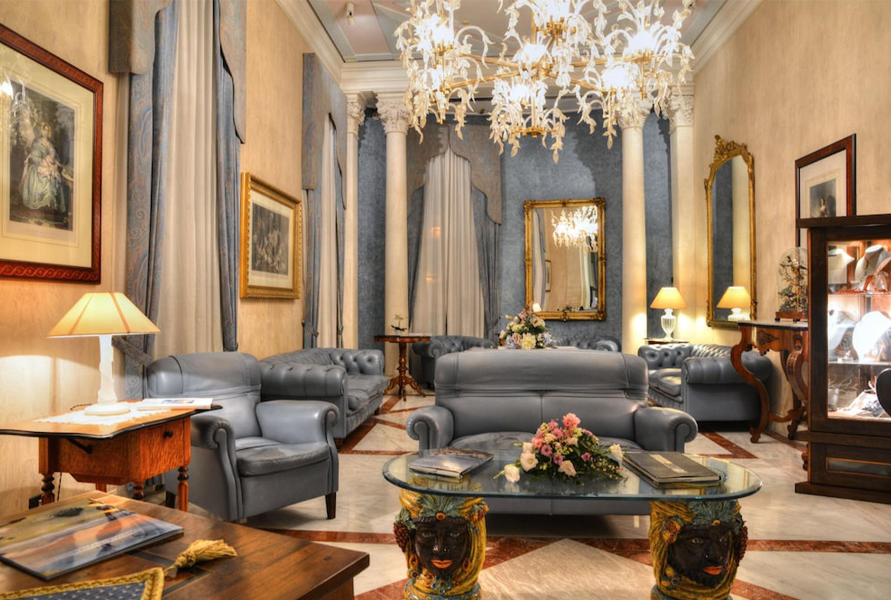 Grand Hotel Ortigia Syracuse Exterior foto The lobby