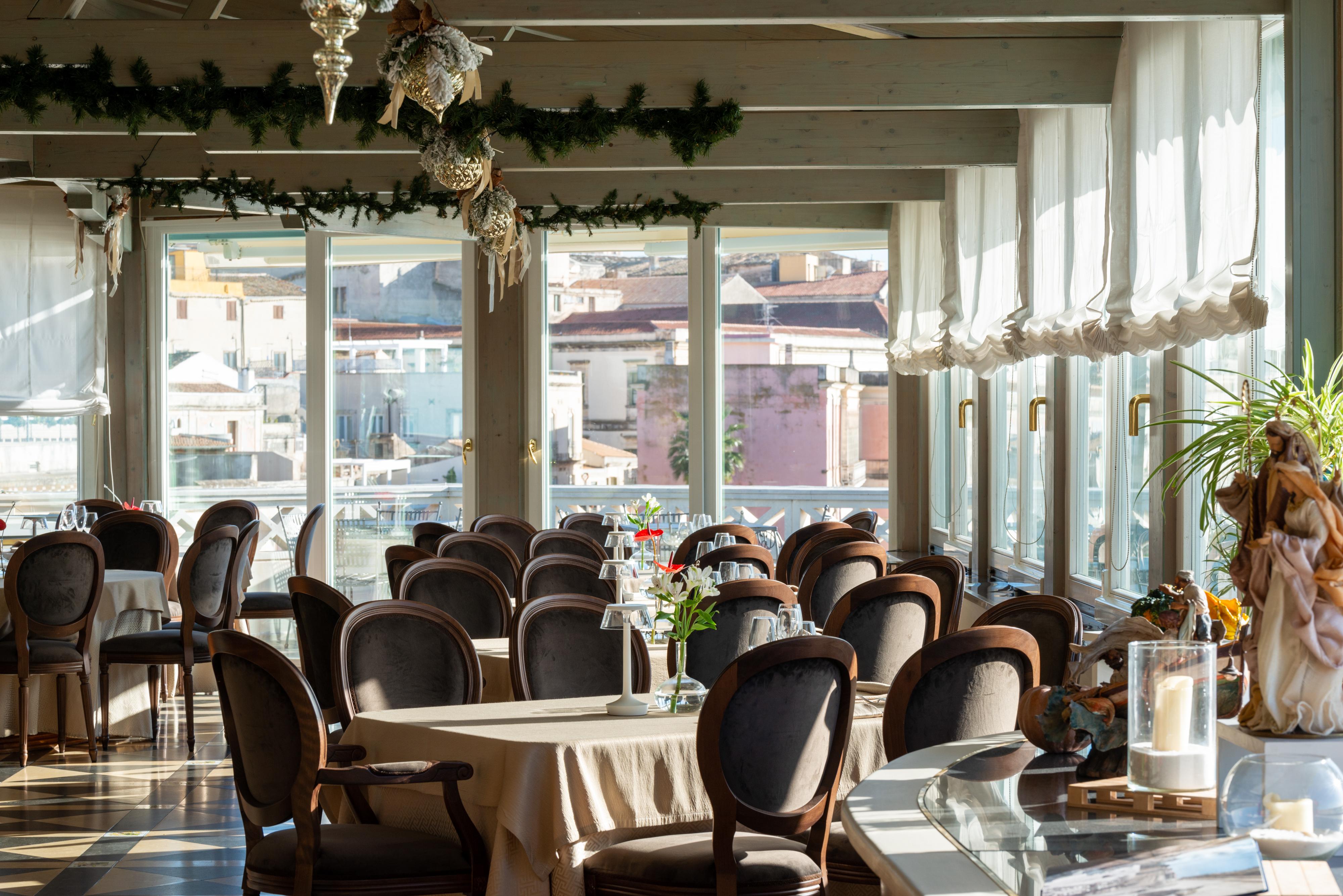 Grand Hotel Ortigia Syracuse Exterior foto Restaurant